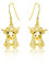 Boucles d'oreilles Dangle vache des Highlands en argent sterling 925 - Boucles d'oreilles goutte de vache Highland - Cadeau pour femmes et filles, Argent sterling