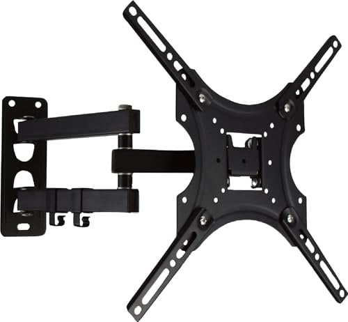 PHILIPS SQM9232/10 - Soporte de Pared para televisores de 26 a 70 (máx. 35 kg, LED, LCD, QLED, OLED, Curvo y Plano, gestión de Cables de TV, Agujeros de Montaje VESA, Color Negro)