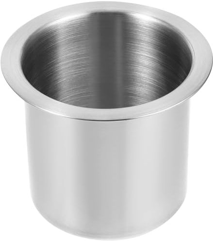 Stainless Steel Sofa Cup Holder Replacement - Drop-in Drink Holder for Couch Car and Boat - Sleek and Durable Design