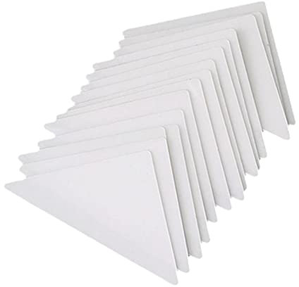 20/40/60 stücke Hemd Kragen Dreieck Patch PVC Klebeband falten Reiniger Kragen Kleidung Curl Hemd Ordentlich Mode Kein Aufkleber