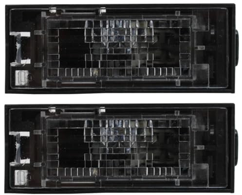 BIAREN 2x Rear Number Plate Light Lamps For Renault Master Trafic Megane Clio Laguna Twingo Kangoo Kadjar Koleos Vauxhall Opel Movano Nissan Interstar NV400 NV300 8200480127 93188920 2651000Q0A