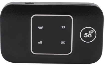 CCYLEZ 4G LTE-WLAN-Router, Reise-4G-WLAN-Router, SIM-Kartensteckplatz, Unterstützung für 10 Geräte, 150 Mbit/s Hochgeschwindigkeit, 3000-mAh-Akku, Reise-WLAN-Hotspot für Weltweit