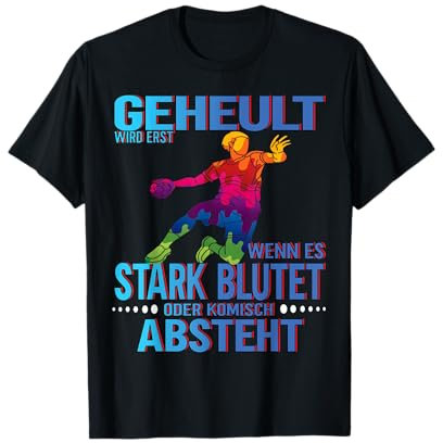 Handball Spieler Designs Herren & Damen und Handball Fans T-Shirt