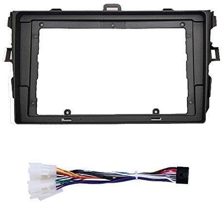 Fits for Toyota Corolla 2006-2012 Car Radio Stereo Fascia Frame Double DIN 9 inch Dash Installation Mounting Kit