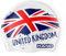 HAND SPORT Flag United Kingdom, Cuffia in Silicone, Cuffia Piscina, Cuffia Nuoto, Taglia Unica