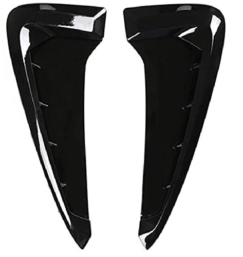 PONNYC Heckflügel Für BMW X5 F15 2014-2018 Auto Seitenflügel Air Flow Fender Grille Intake Vent Trim Dekoration Zubehör Schwarz ABS Lackiert (Schwarz) Selbstklebend Hinten