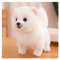 KUKUShining Soft Pomeranian Hund Kuscheltier, 23CM Niedliches Welpen Plüschtier Stofftier Kinder Ideal für gemütliches Spielen und Schlafzimmerdekoratio(Bichon)