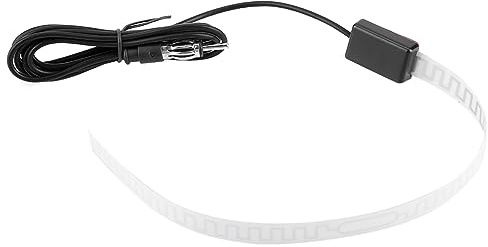 Phefop UKW-Antennenfolie, Antenne, FM-Antenne, Folienantenne, DC 12 V, für Autoradio, Radio, Antennenfolie, Antenne, Fensterpaste, Terrestrisch, Digital, Reparatur, Empfangsverstärkung,
