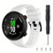 INF Silikon-Ersatz-Uhrenarmbänder, kompatibel mit Garmin Forerunner 45/45S (white, Eine Grösse)
