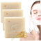 Reismilchseife, 3pcs Reisseife 65 g Reinigung mit feuchtigkeitsspendenden Anti-Mittel-Reismilchseife für Frauen natürliche nicht irrritierende Reissofe für Gesicht und Körper, Gesichtseife