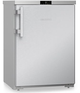 Liebherr Plus FNsddi1624 60cm Wide Frost Free Undercounter Freestanding Freezer - 4 Freezer Compartments - 93 Litre Capacity - LED Compartment Lighting - Suitable for Outbuildings -Stainless Steel