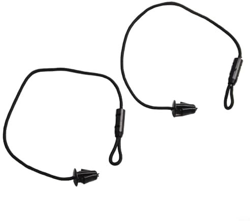 FUBESK 2 Stück Auto Innenraum Hutablage String Ersatz für Skoda für Fabia 2014–2021 Schwarz ABS Hochwertiges Zubehör OEM 6V6863634