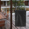 Funda para freidora Oxford 210D para cocinar al aire libre, impermeable con aberturas de ventilación laterales para prevención de moho y fácil manejo (39,9 x 39,9 x 50 cm)