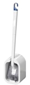Toilet brush, WC-Bürste mit Halter, Badezimmer-Aufbewahrung, schnell trocknender Halter, WC-Bürste, Kunststoff-Bürstenkopf, WC-Bürsten,Toilet brush and holder set