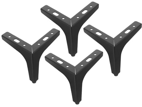 SOPOTUTU 4stücke Metallbeine Für Möbel Aus Schrankbeine Sofabeine Möbelfüße Mit Hoher Tragfähigkeit Stabil Und Langlebig Für Kommode Couchtisch Büromöbel