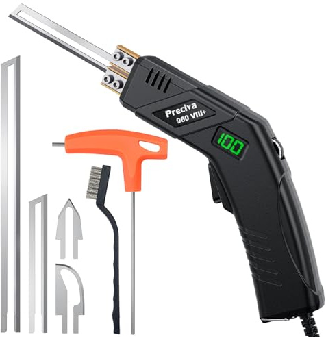 Preciva Cortador De Espuma EléCtrico con 4 Cuchillas 100mm/200mm,Cuchillo Caliente Cortador De Espuma para Cortar Espuma Ligera, Cuero y Esponja