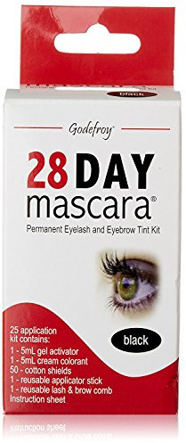 Godefroy 28 Day Mascara by Godefroy 25 Application Kit, Black