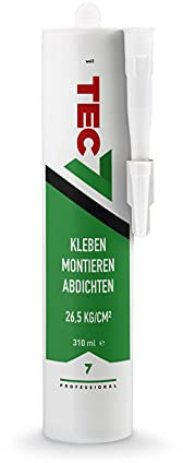 Novatech TEC7 Klebe- und Dichtmittel schwarz, 310ml Kartusche