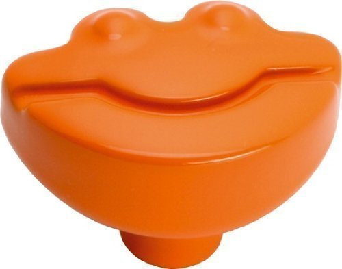 Möbelknopf Möbelgriff Kinderzimmer Modell Happy Frogs Orange