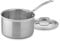 Cuisinart MCP194-20N Multiclad Pro Triple Ply Stainless Cookware 4-Quart Skillet, Stainless Steel, Saucepan w/Cover
