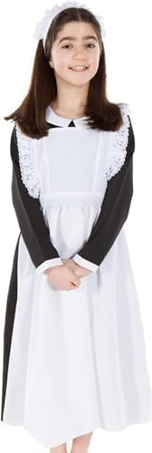 PRETEND TO BEE Victorian School Trip Costumes, Available in Victorian Girl/Lady, Maid, Flower Seller & Downton Housemaid Styles, Deluxe Dress Up for Kids, Available for Ages 5–11