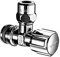 SCHELL 049110699 Eckregulierventil COMFORT 3/8x3/8'' , DIN-Eckregulierventil verchromt , Eckventil kurze Bauform mit Griff , Ventil mit selbstdichtendem Anschlussgewinde (ASAG easy), Rosette ,54mm