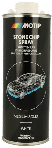 MOTIP 000013 Steinschlagspray Medium Solid - Weiss 1L