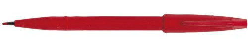 Pentel Set (3 Stifte Filz Sign Pen S 520 Dicke 1 mm rot