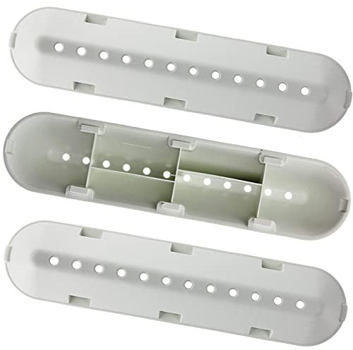 SPARES2GO Brazo Elevador de Paletas de Tambor de 12 Agujeros compatible con Indesit Lavadoras (227 mm x 53 mm x 38 mm, 3 Unidades)