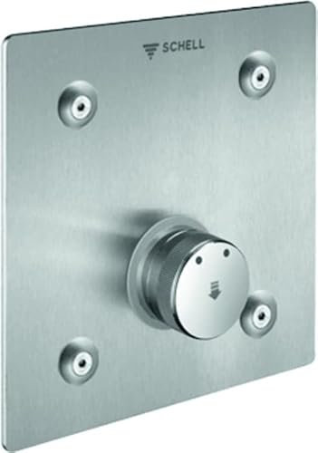 Schell – Dusche verdeckter Frontplatte Edelstahl lino. d-sc-m