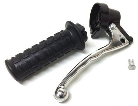 Streetparts24 Gasgriff Gasdrehgriff Bremsgriff Bremshebel Armatur Halter passend für Hercules Prima 2 3 4 5 MS