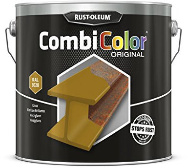 RUST-OLEUM 7366.2.5 Combicolor Original, Superior Metal Protection, Direct To Rust, Traffic red -RAL 3020