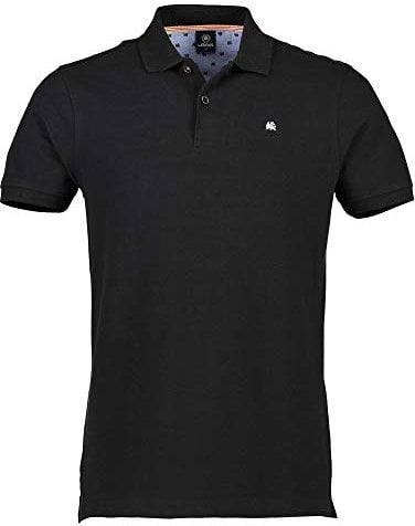 LERROS Herren Rundhals T-shirt Poloshirt, Schwarz (Black 290), XL EU