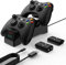 Chargeur pour Manette Xbox 360 (Nouvelle Version), Station de Charge avec 2 Batteries Rechargeables pour Manette Xbox 360 360E/360S
