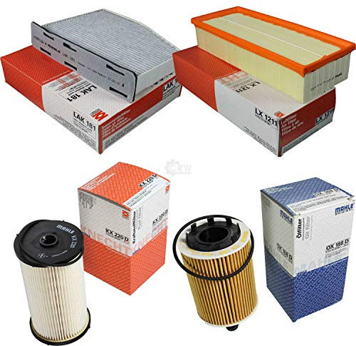 MAHLE Inspektions Set Inspektionspaket Innenraumfilter Kraftstofffilter Luftfilter Ölfilter