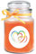 HS Candle Duftkerze im Bonbonglas Herzen, Duft: Honigmelone (Orange), 500g - Brenndauer bis zu 110 Stunden, Kerze aus Glas mit Duft