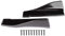 EBTOOLS minigonne Auto Universale Adatto per Rear Bumper Diffuser Universal Car 2pcs Universal Rear Bumper Diffuser Lip Side Skirts Glossy Black ABS with Mounting Screws