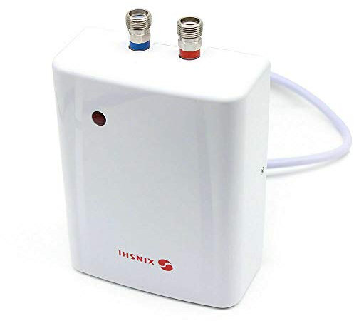 SHZICMY Petit Chauffe Eau Instantané 3500 W Chauffe-eau Électrique sous Évier pour Cuisine, Salle de Bain