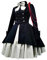 Darringls Damen Mittelalter Kleid Gothic Steampunk Vintage Renaissance Adels Palast Prinzessin Maxikleid für Hochzeit Karneval Fasching Party Halloween Cosplay Kostüm