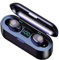 LStiaq F9 Auriculares Bluetooth Inalámbricos Inalámbricos con Caso Inalámbrico, Negro, 0, Talla 0