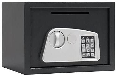 Profirst Möbeltresor Saphir 3 Einwurfschlitz Elektronikschloss mechanische Notöffnung BxHxT 35x25x28cm inkl. Montagematerial herausnehmbarer Fachboden