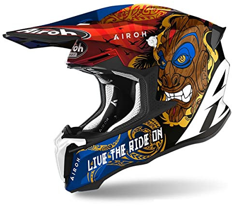 Airoh Motocross-Helm Twist 2.0 Mehrfarbig Gr. M
