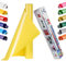 VEGIXO Heat Transfer Vinyl Yellow – 12in x 8ft Iron-On Vinyl Roll for Cricut & Heat Press, Easy to Cut & Weed, Design T-Shirts & Crafts