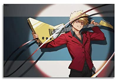 INKLOT Anime Bakugou Katsuki Poster, dekoratives Gemälde, Leinwand, Wandposter und Kunstbild, modernes Familien-Schlafzimmer, Dekoration, Poster, 20 x 30 cm