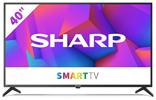 SHARP 40FE2E Full HD Smart TV 101cm (40 Zoll), 3X HDMI, 2X USB, Dolby Audio, Active Motion 200
