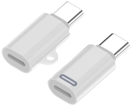 chenyang 2 Pack USB C to 8P Converter USB C PD 27W Power 480Mbps Data Adapter Compatible with Phone & Android & Tablet