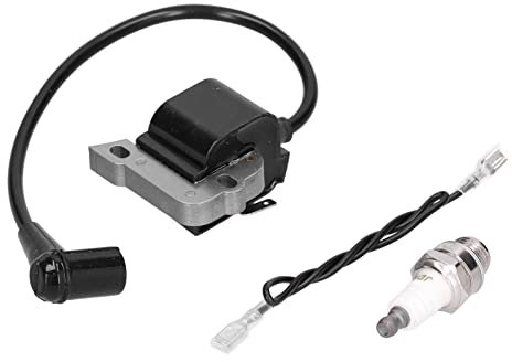 Zündspulenmodul mit Zündkerze Kompatibel mit JONSERED 450, 455, 525, 535, 490, 590 Kettensäge
