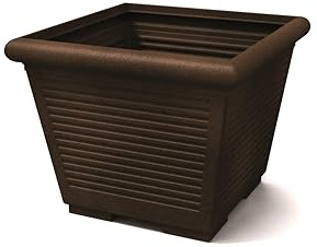 Kloris Garden Pot, Polyethylene (PE), Brown