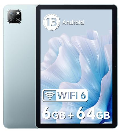 OSCAL PAD 50 WiFi Tablet 10 Pollici, Tablet Android 13, 6GB RAM+64GB ROM(TF 2TB), Widevine L1, 1280 x 800 IPS HD+ Display, WiFi6 Tablet, 5MP+8MP Doppia Fotocamera, 5100mAh, Bluetooth 5.2(Grigio)