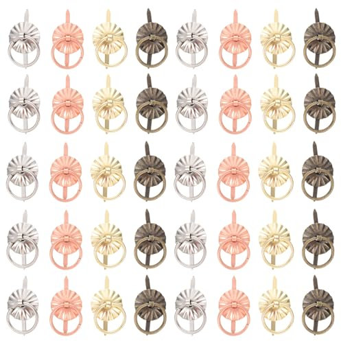 OSALADI Boîte De 80 Pièces Poignée En Carton Poignée De Placard Petits Boutons De Tiroir Petite Boite à Bijoux Mini-tiroirs Petites Poignées De Tiroir Mini Poignées De Porte